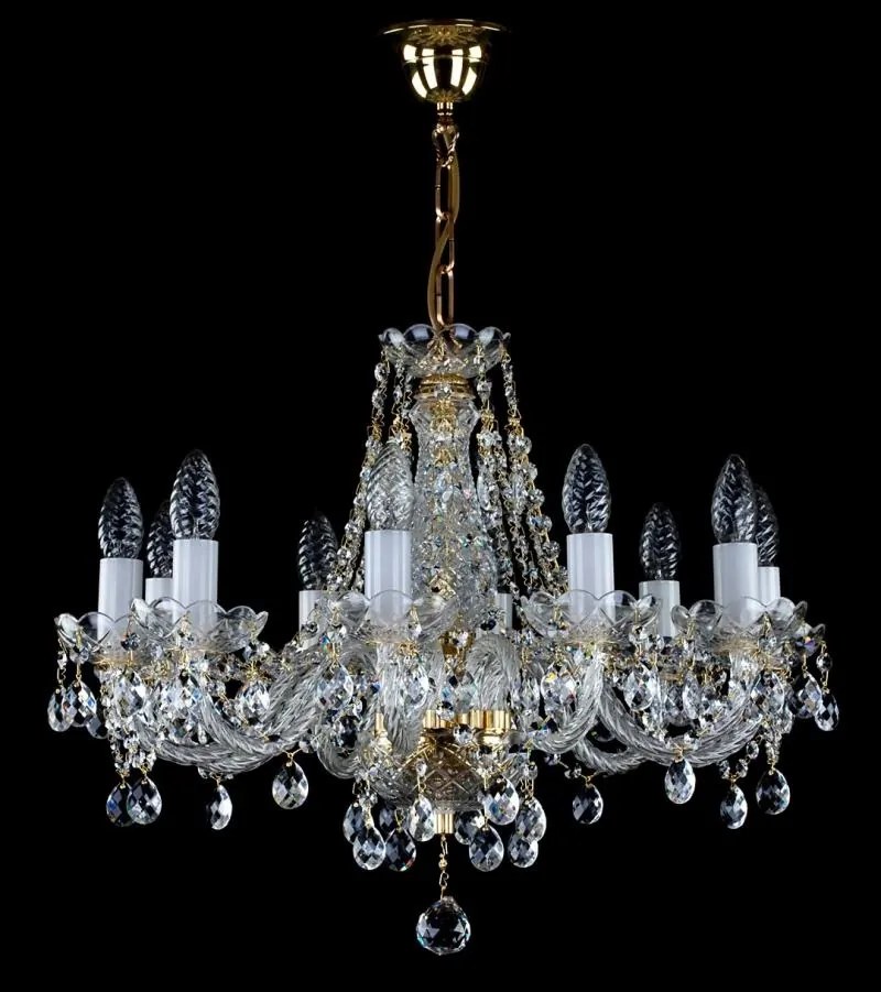 Candelabru Cristal Bohemia Exclusive 10 brate, diam. 48cm Magda X CE