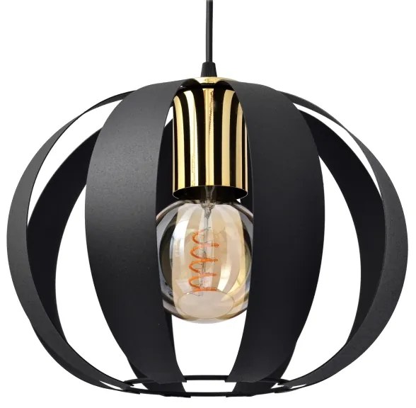 Lustră pe cablu NEWTON 3xE27/15W/230V neagră