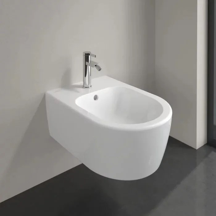 Bideu suspendat Villeroy&Boch Avento alb Stone White CeramicPlus