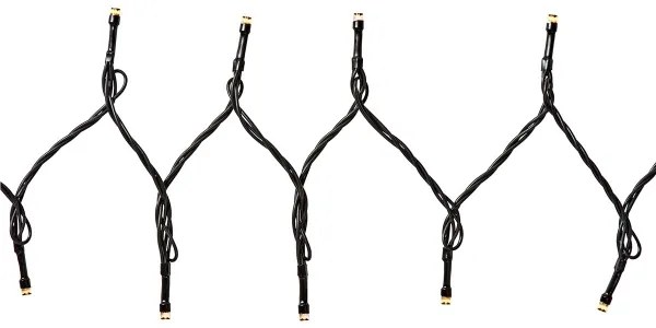 Nedis WIFILX01W50 - Șir LED Crăciun 50 LED/8 funcții 10m IP65 Wi-Fi Tuya cald