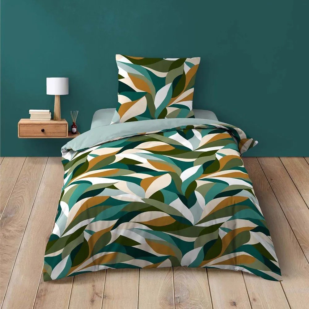 Lenjerie de pat din bumbac pentru pat de o persoană 140x200 cm Swan – douceur d'intérieur