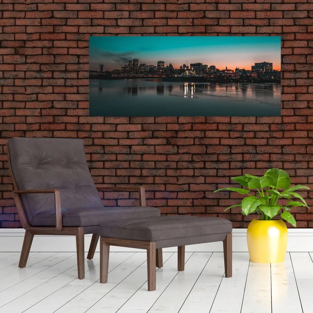 Tablou cu oraș mare (120x50 cm)