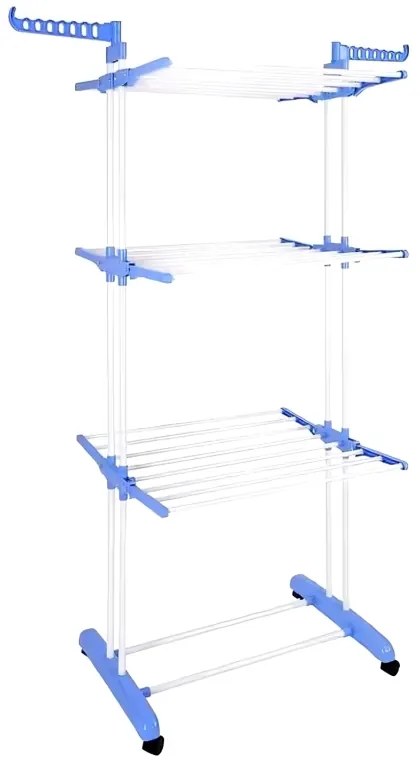 Uscator rufe Livit, metal, alb, Multi-Tier, 48x74x170 cm