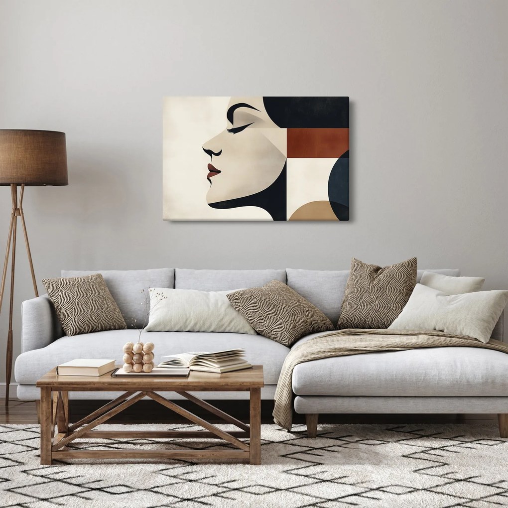 Tablou - Femeie din profil (90x60 cm)