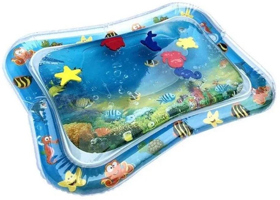 Covor de joacă pentru copii cu tematica lumi marine.