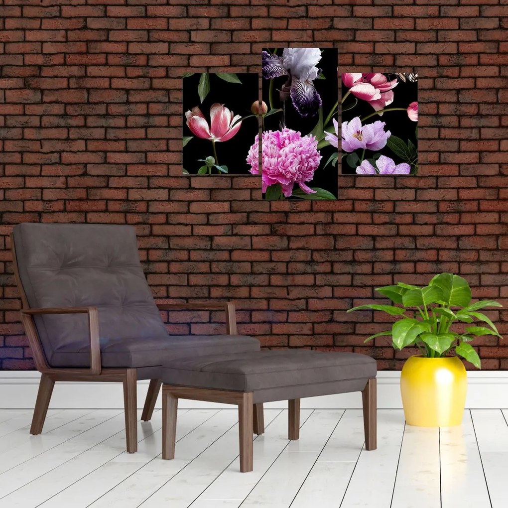 Tablou - Ilustrație de flori (90x60 cm)