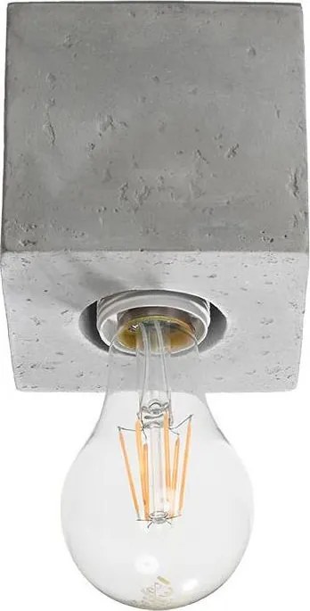 Plafonieră ABEL 1xE27/15W/230V beton