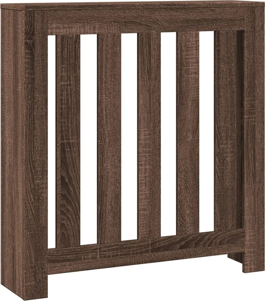 vidaXL Mască pentru calorifer stejar maro 78x20x82 cm lemn prelucrat