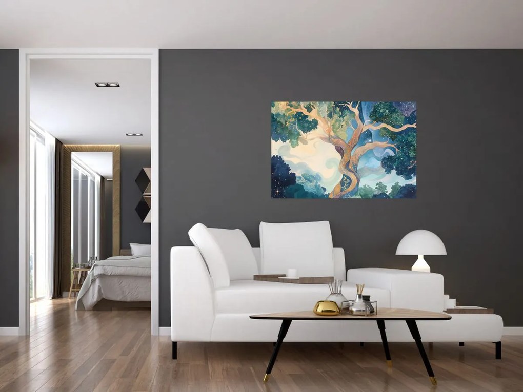 Tablou – Arbore cosmic (90x60 cm)