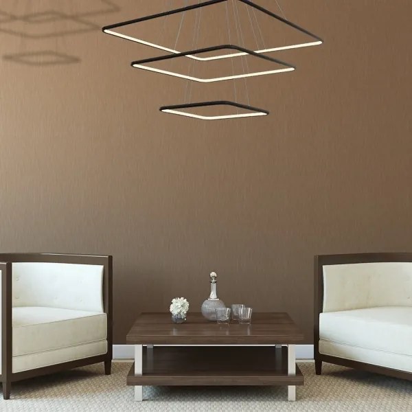 LED Lustră pe cablu NIX LED/117W/230V negru