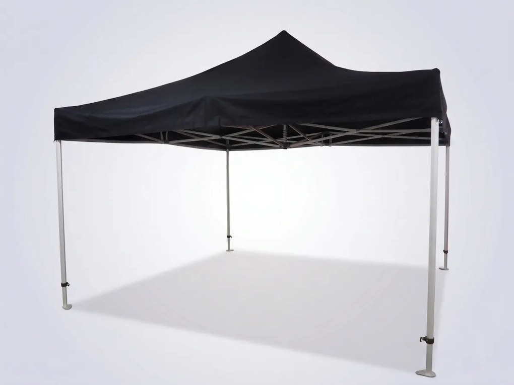 Cort pliabil 4×4 m – aluminiu HEXAGON PROFI, Negru