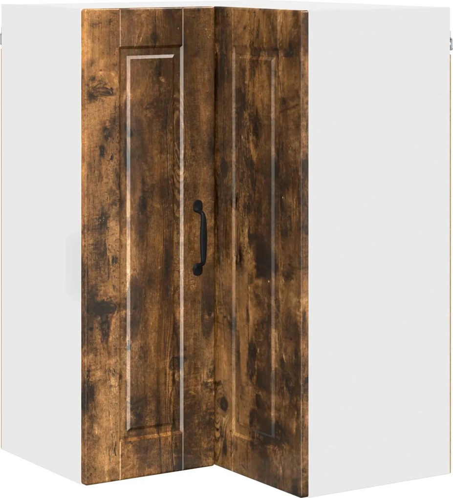 vidaXL Dulap de bucătărie Stejar fumuriu 57 x 57 x 80 cm Lemn compozit