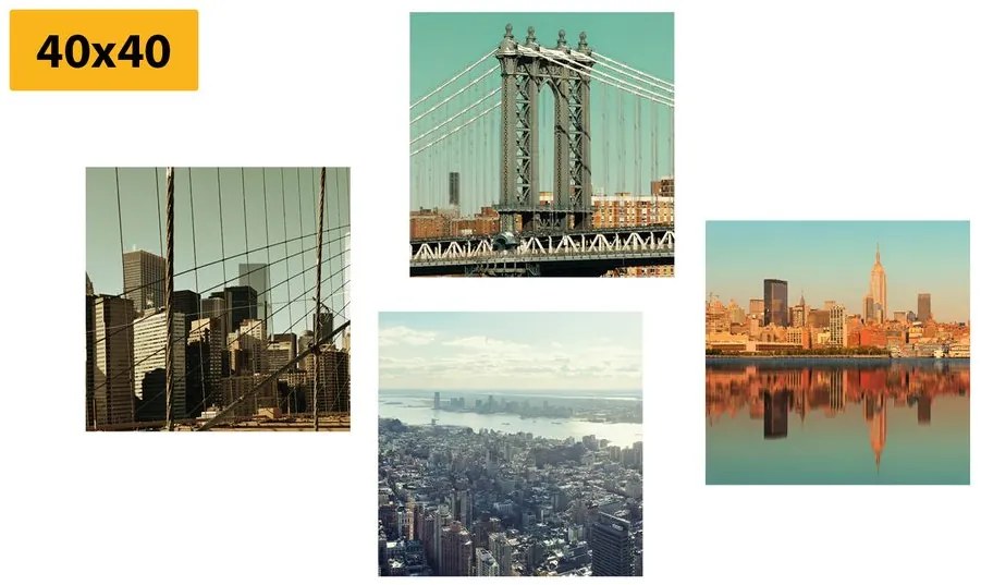 Set tablouri vedere la orașul New York