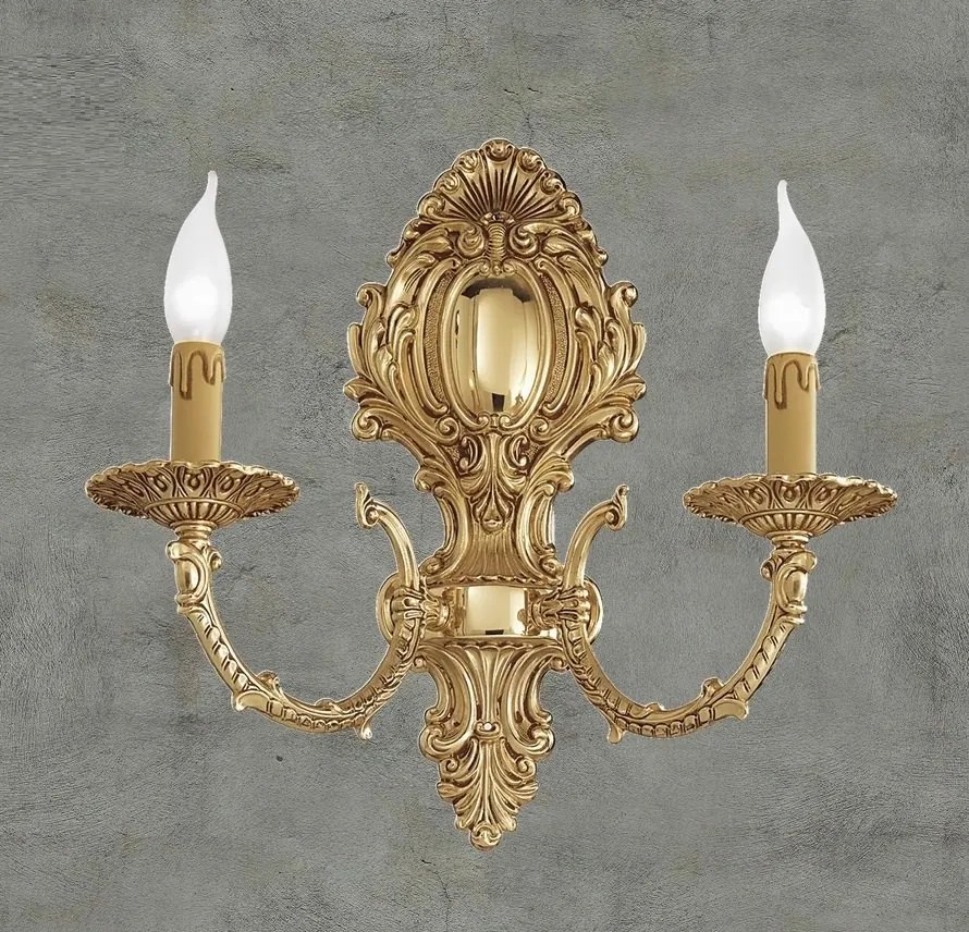 Aplica de perete 2 brate LUX realizat manual Ermes
