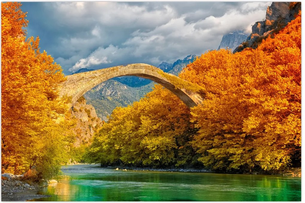 Tablou - Podul Konitsa (90x60 cm)