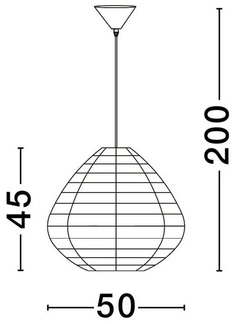 Lustra/Pendul decorativa design natural MELODY