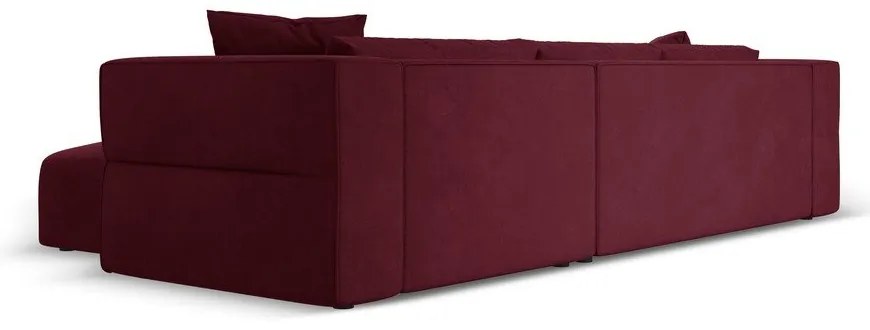 Colțar burgundy (cu colț pe partea dreaptă) Esther – Milo Casa