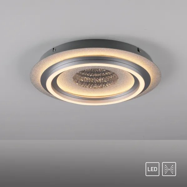 JUST LIGHT. 15089-21 - plafonieră LED CICHIO LED/36W/230V crom mat