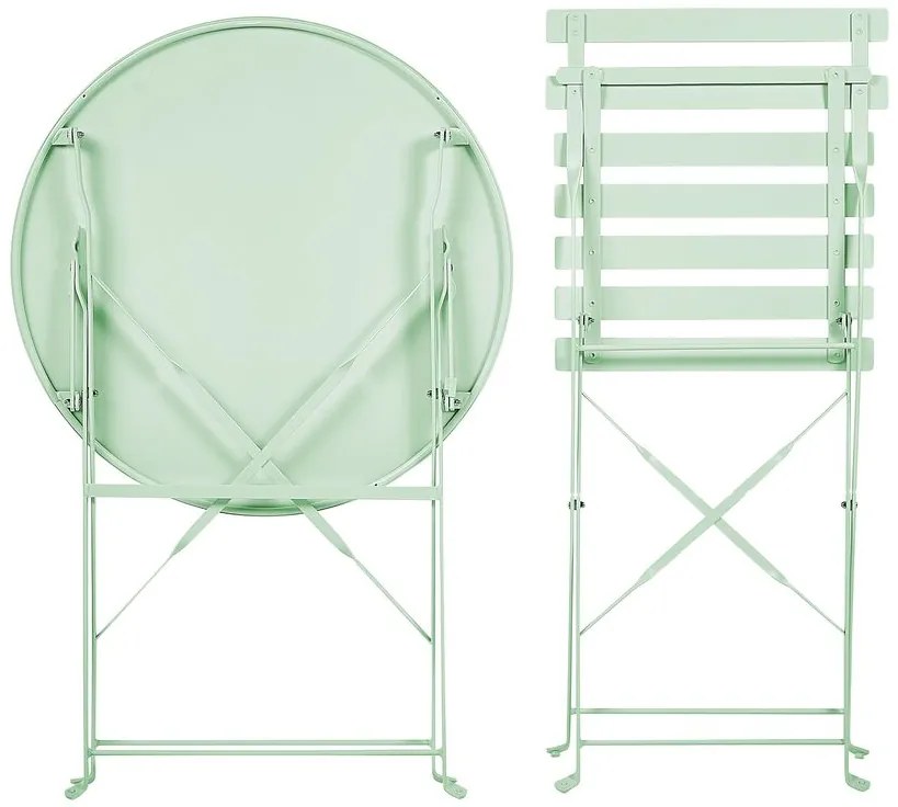 Set mobilier de grădină FLORI (verde) (pentru 2 persoane). 1026909