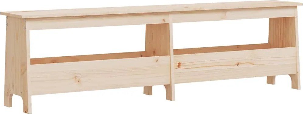 vidaXL Bancă de hol 160x28x45 cm, lemn masiv de pin