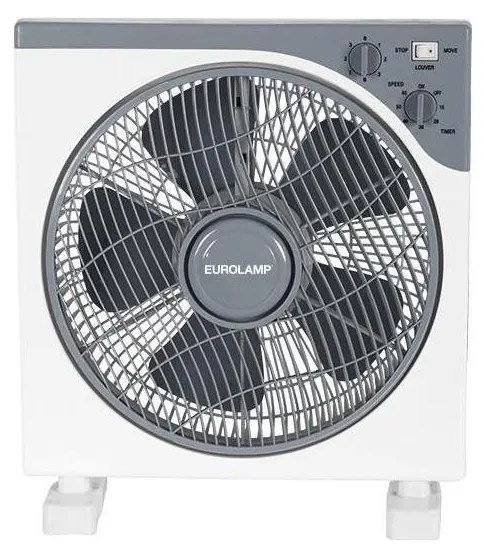Ventilator de podea 45W/230V d. 37 cm alb/gri