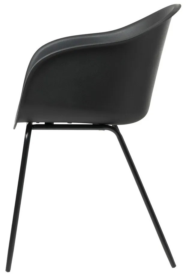 Scaun Unique Furniture Topley, negru-gri