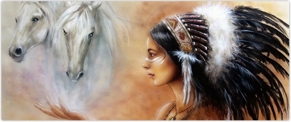 Tablou - Farmecele indienilor (120x50 cm)