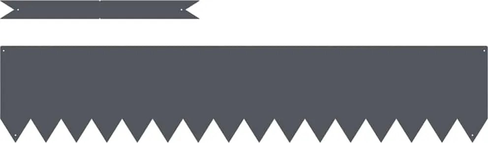 vidaXL Margine pentru gazon 50 pcs Antracit 100 x 0.05 x 20 cm