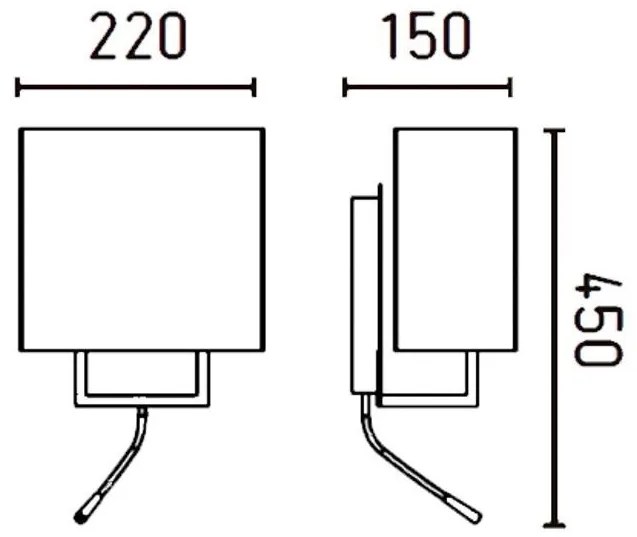 Aplica de perete moderna LED Vesper 29982