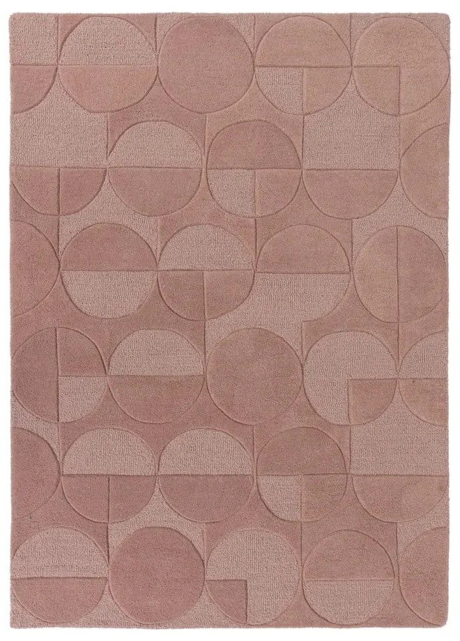 Covor din lână Flair Rugs Gigi, 120x170 cm, roz