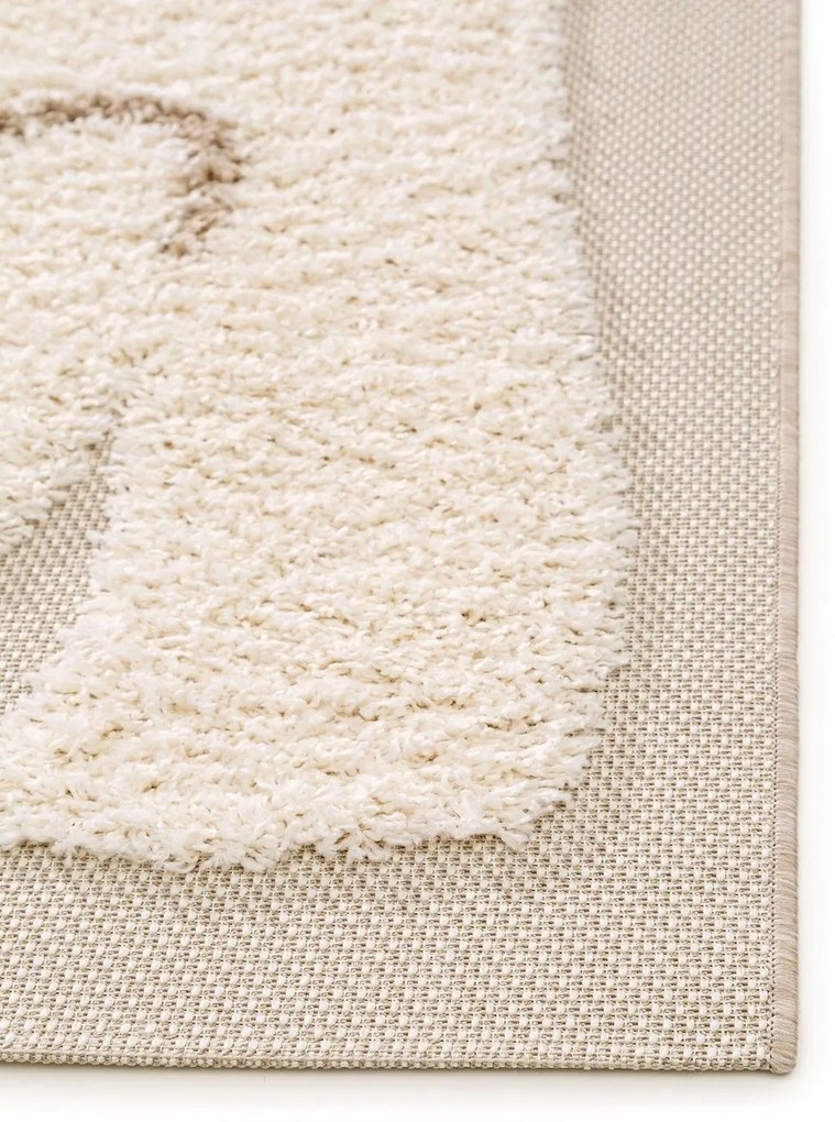 Covor crem pentru copii CARLO TEDDY 80 x 150 cm