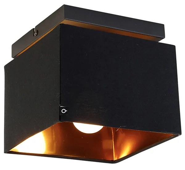 Plafoniera inteligentă neagră cu auriu inclusiv Wifi P45 - VT