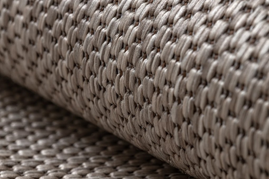 Covor SISAL SION cerc A5165A Melanj țesute plate bej