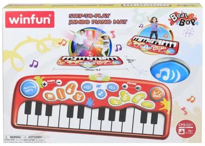 Jucarie interactiva pentru copii, covor muzical cu 24 taste, Winfun, 2508