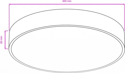 Brilagi - Plafonieră LED pentru baie POOL LED/36W/230V Ø 40 cm IP54 alamă