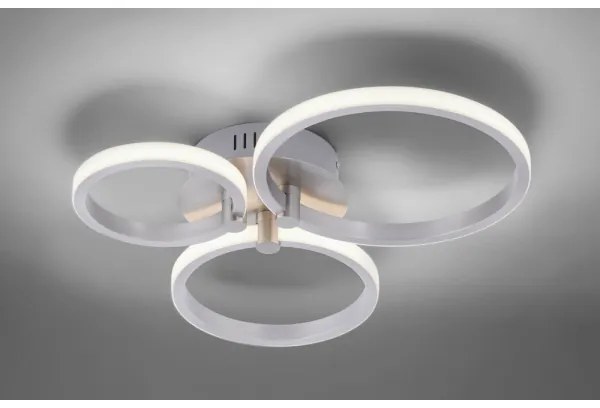 Leuchten Direkt - Lustră aplicată LED JOHANNA 1xLED/4,5W/230V+1xLED/6W+1xLED/7,5