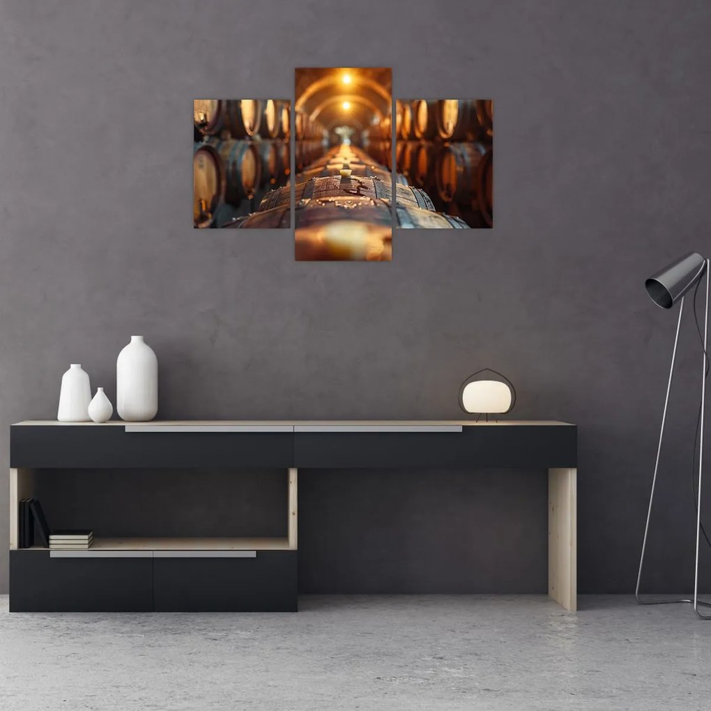 Tablou - Pivniță de vinuri (90x60 cm)