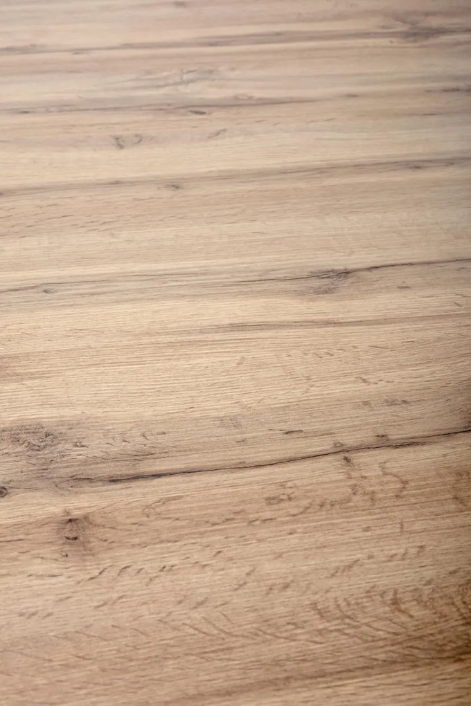 Masa extensibila Brandon stejar wotan/negru L160-200 cm