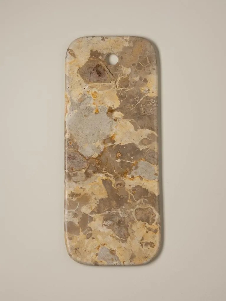 Platou de servire din marmură, 50×20 cm, "Sand"