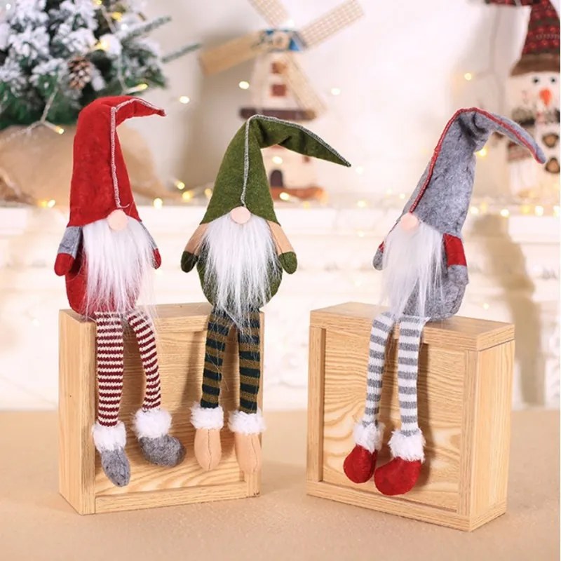 Gnom decorativ SANTA CLAUS 45 cm - mai multe culori Culoare: Rosu