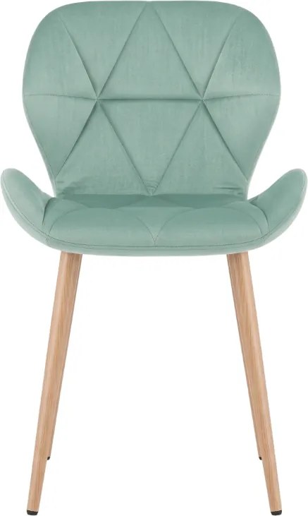 Scaun de sufragerie MANGO VELVET, mentolova