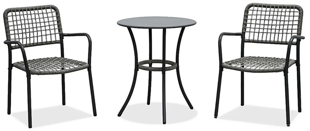 Set mobilier balcon Abril (antracit) (pentru 2 persoane). 1120282