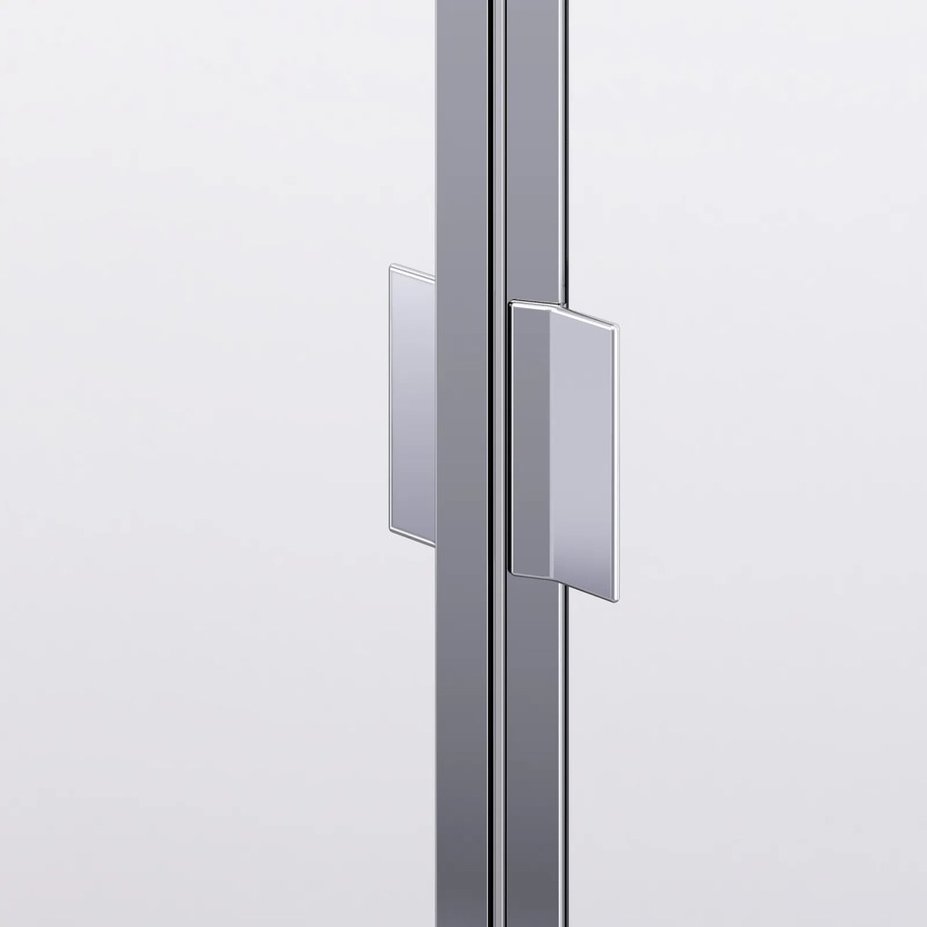 Cabina de dus 80x120 cm, cu usa pliabila culisanta, crom, Ronal Divera 800 mm, 1200 mm, Crom