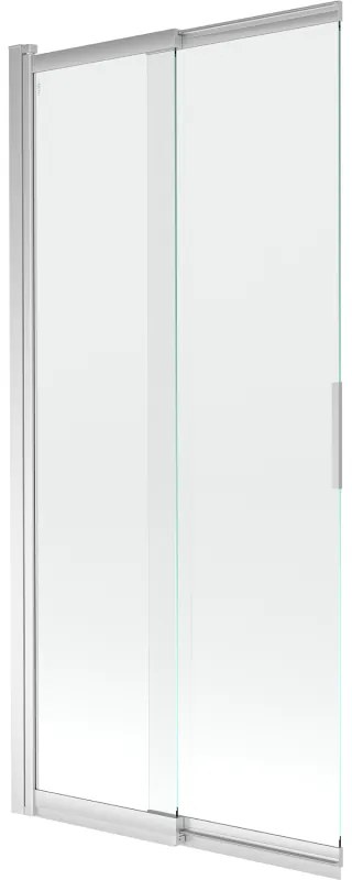 Mexen Fox ecran cadă cu duș 2 canate culisante 85 x 150 cm, transparent, crom - 891-085-002-01-00