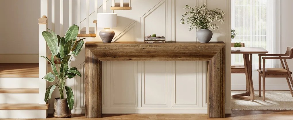 MAM9 - Masa Consola, 160 cm, masuta hol, living, dining, dormitor - Maro