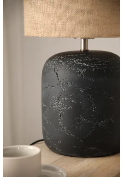 Lampă de masă Markslöjd 108684 MONTAGNA 1xE14/40W/230V 45 cm bej/negru