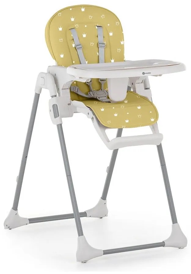 Scaun de masă pentru copii GUSTO galben PETITE&MARS