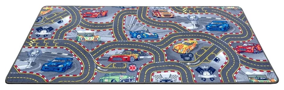 Covor pentru copii Hanse Home Play Race Track, 90x200 cm