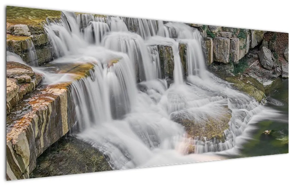 Tablou cu cascade (120x50 cm)