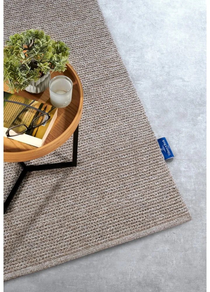Covor maro deschis țesut manual din lână 80x150 cm Francois – Villeroy&amp;Boch
